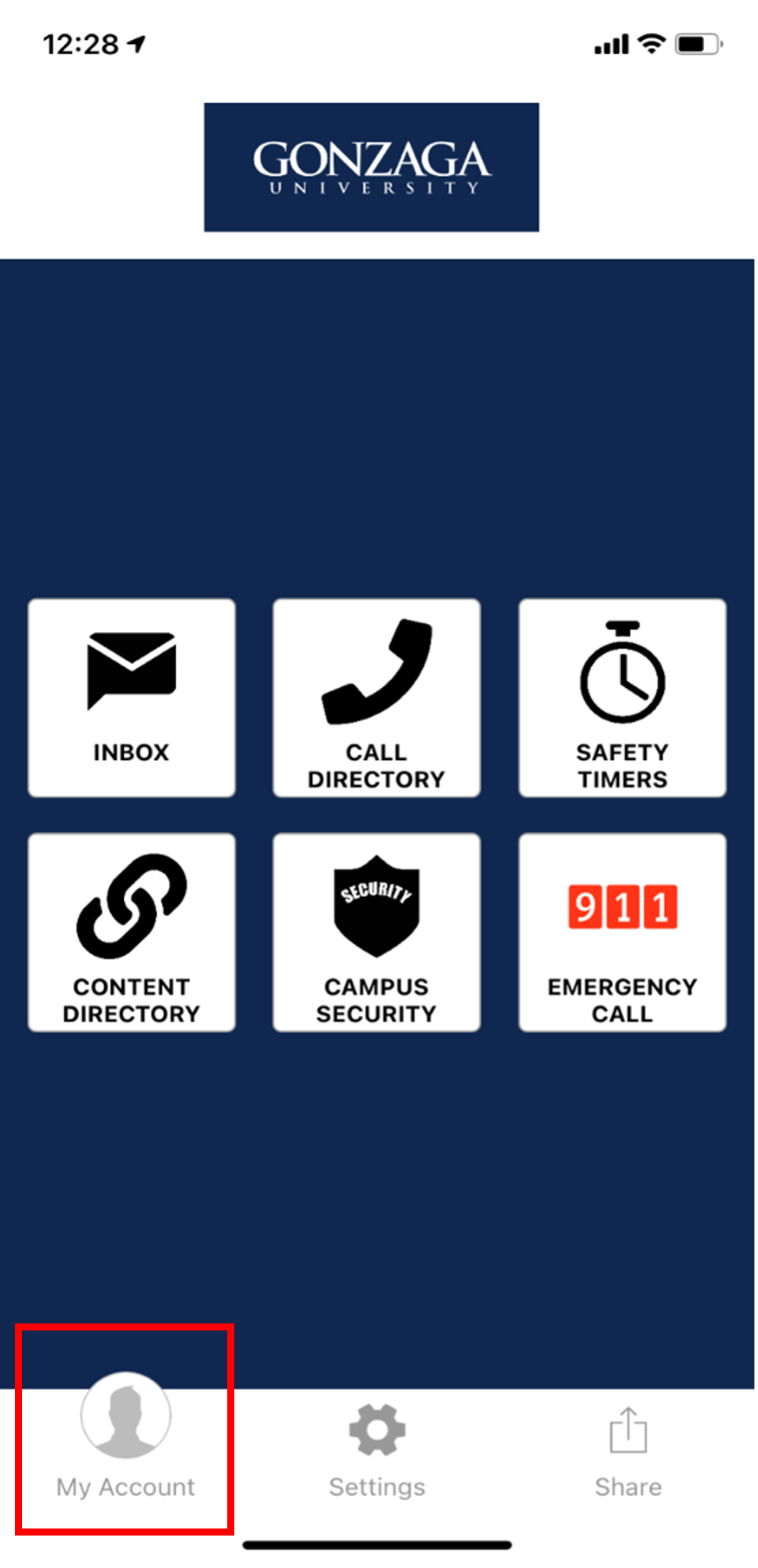 Guardian my account home page