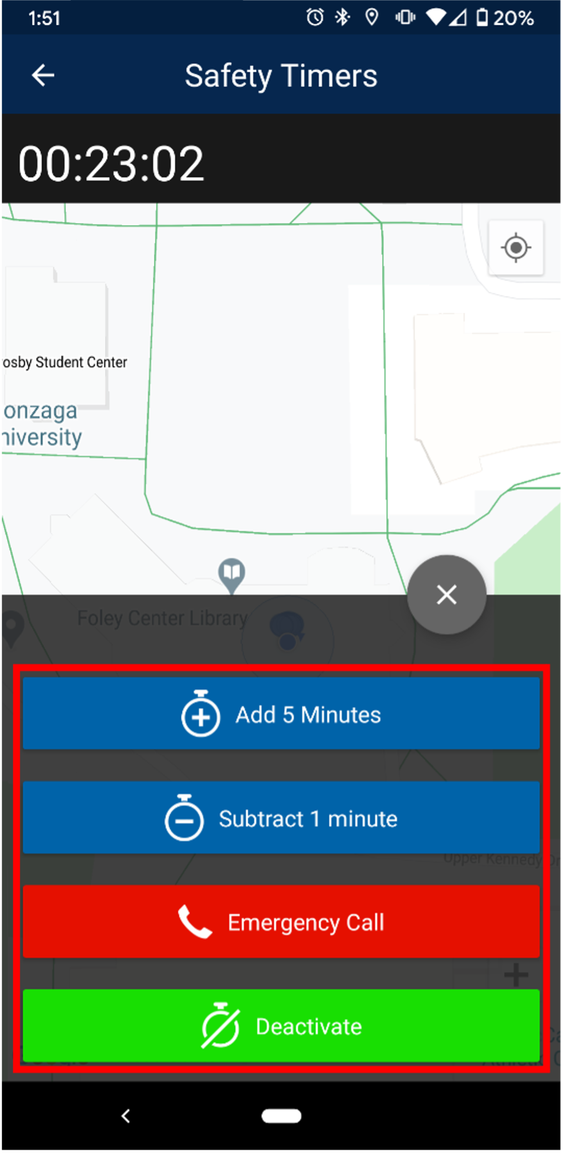 Guardian safety timer advanced features