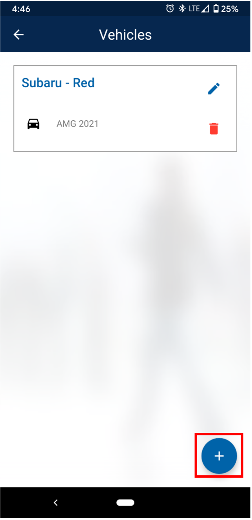 Guardian add new vehicle to profile