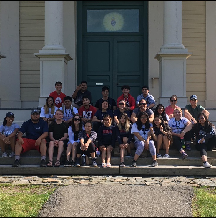 students at the Cataldo Mission