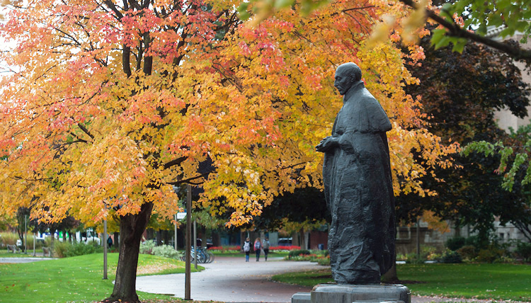 Saint Ignatius statue