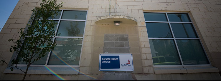 Theater and dance rehersal studio on campus.