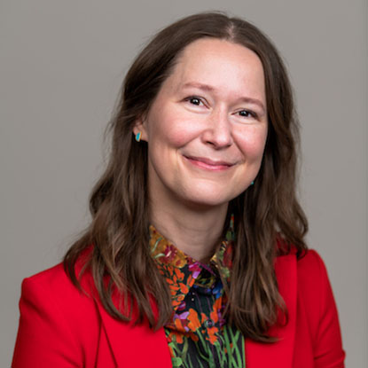 Portrait of  Jackie Treiber, Marketing, Communications & Events Coordinator