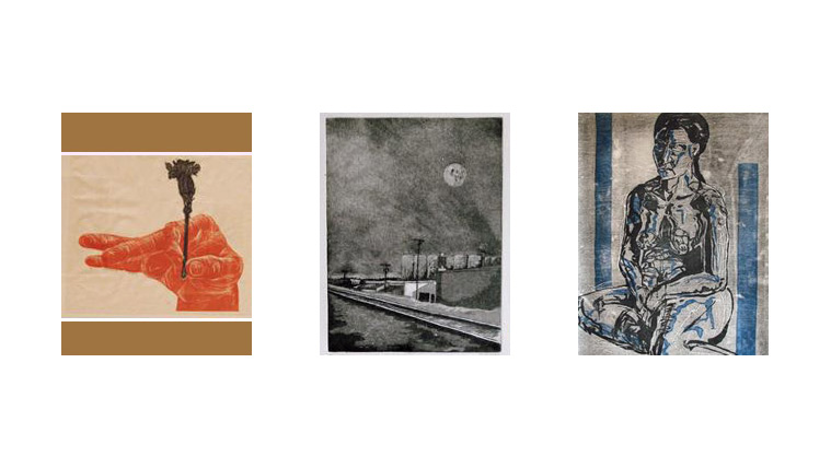 Gonzaga Art Department Student Print Making Samples