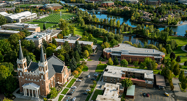 Skyview of Gonzaga University