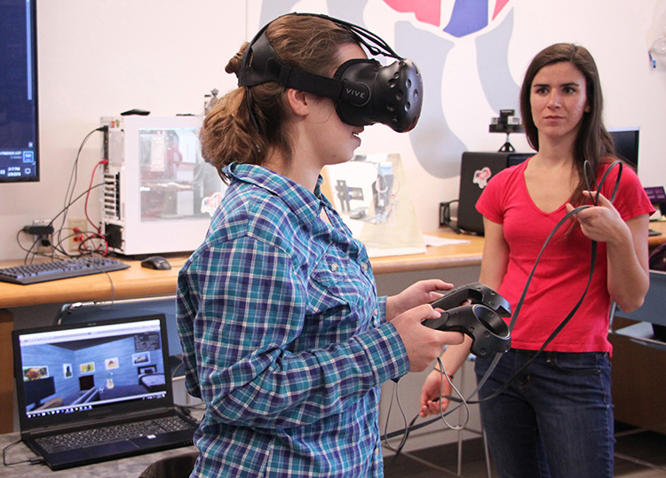 virtual reality test