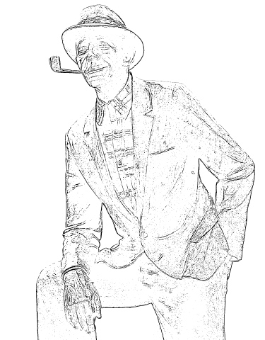 Bing Crosby Coloring Page