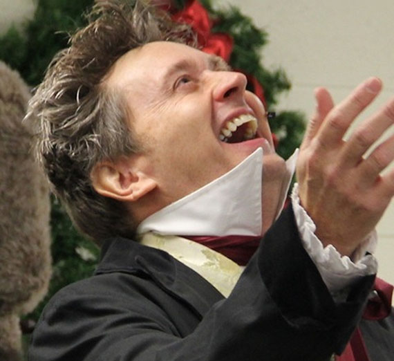 David zum Brunnen as Charles Dickens