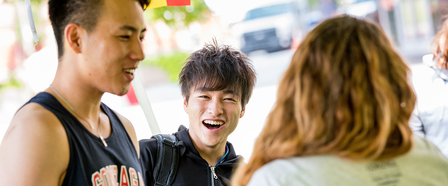 Students at CGE Fair