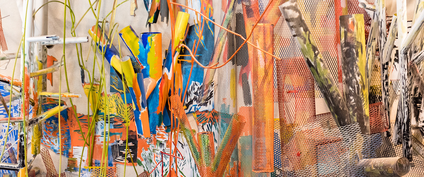 Untitled, by Judy Pfaff, Chase Gallery, Spokane