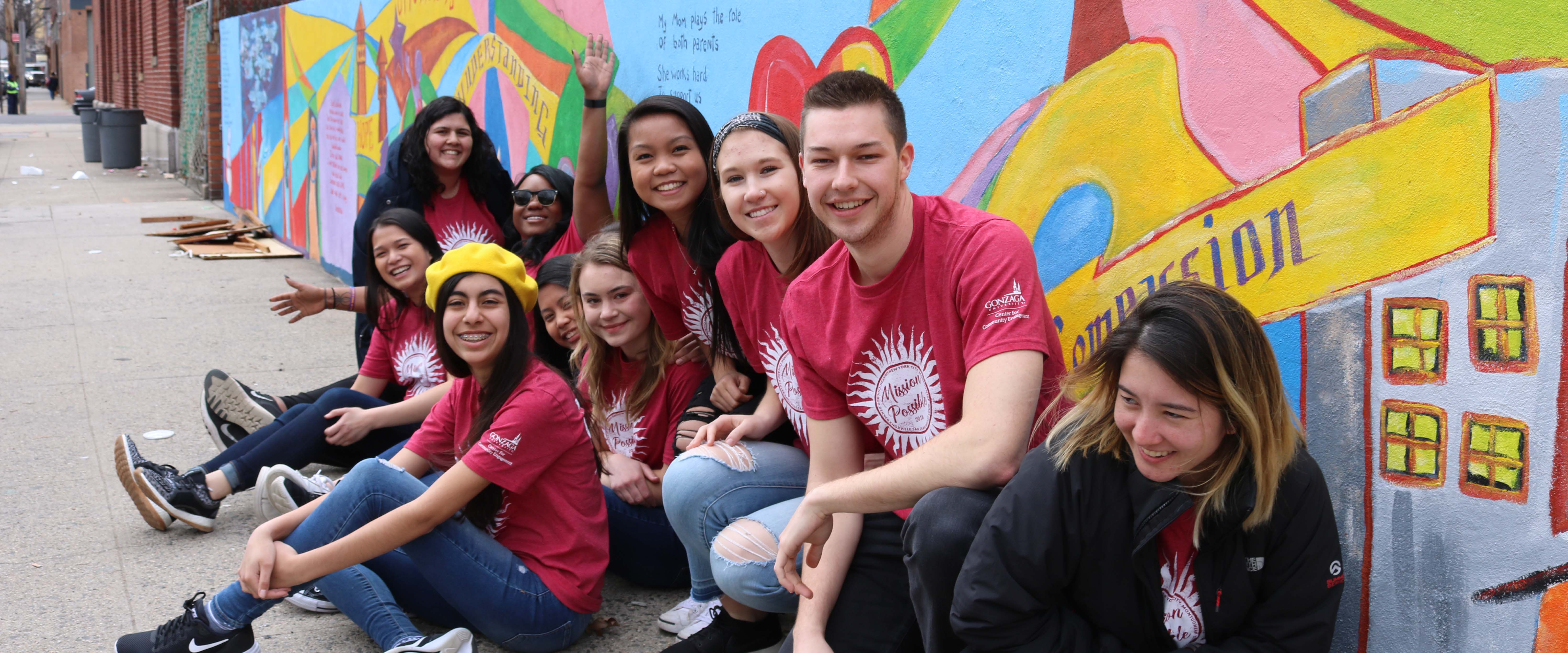 Group Photo of students in New York City