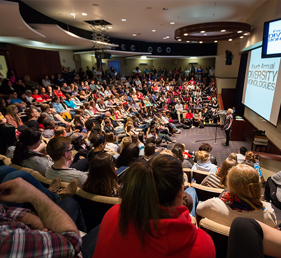 Crowd at 4th Annual Diversity Monologues