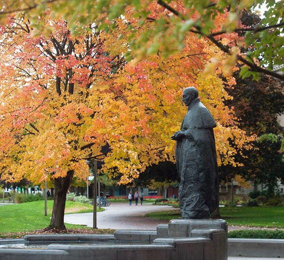 Saint Ignatius statue
