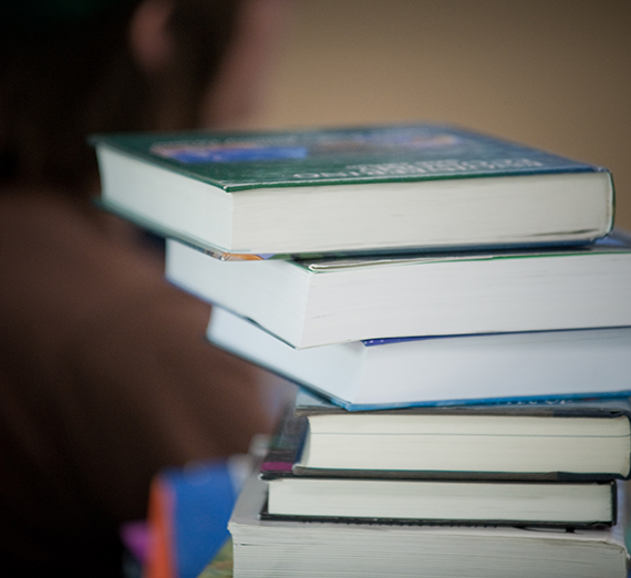 Creative Image Stack of Books