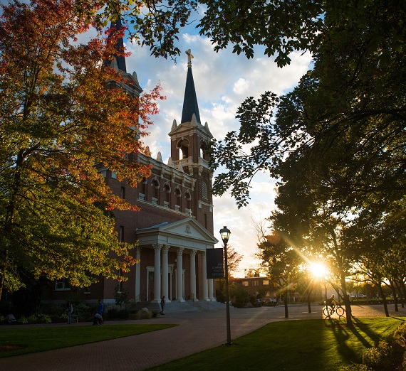 Fall colors at Gonzaga. 