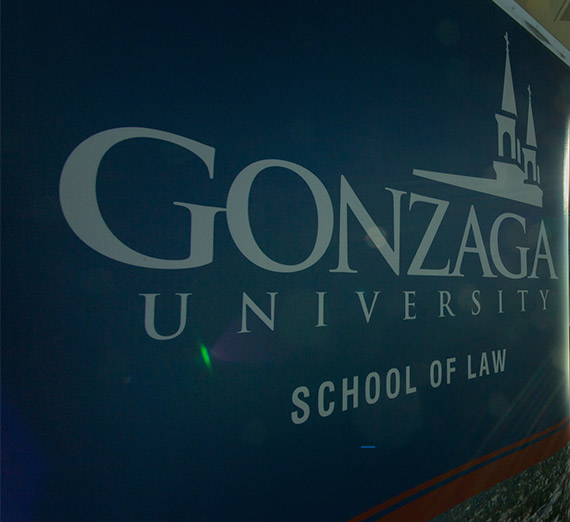 Gonzaga University School of Law banner