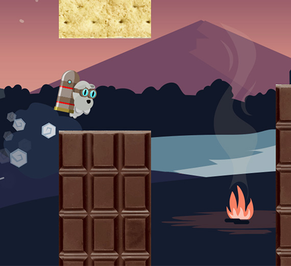 Flappy Spike game screenshot