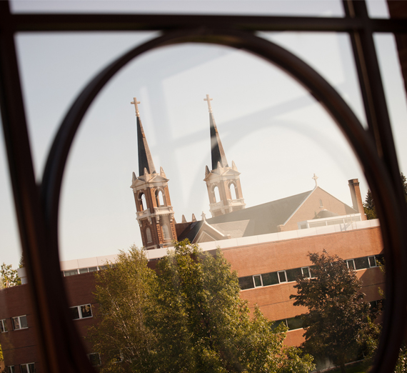 View of St Aloysius church.