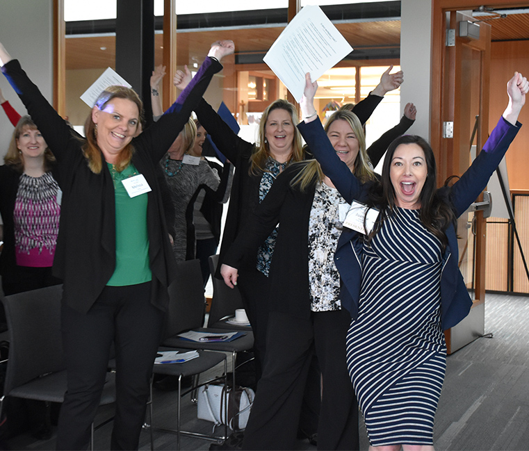 Attendees gained tools to prevent workplace bullying with presenter Juanita Roesler.