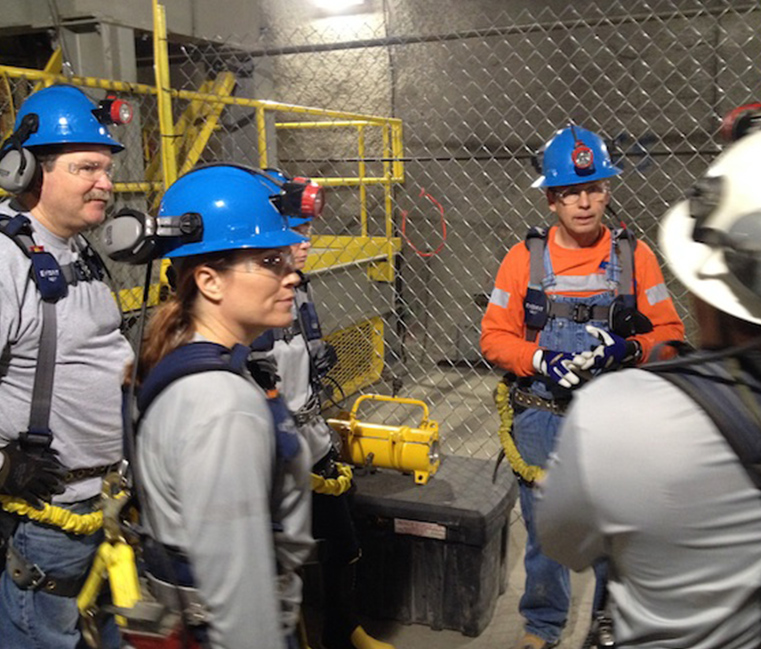ELP participants tour the Lucky Friday Mine