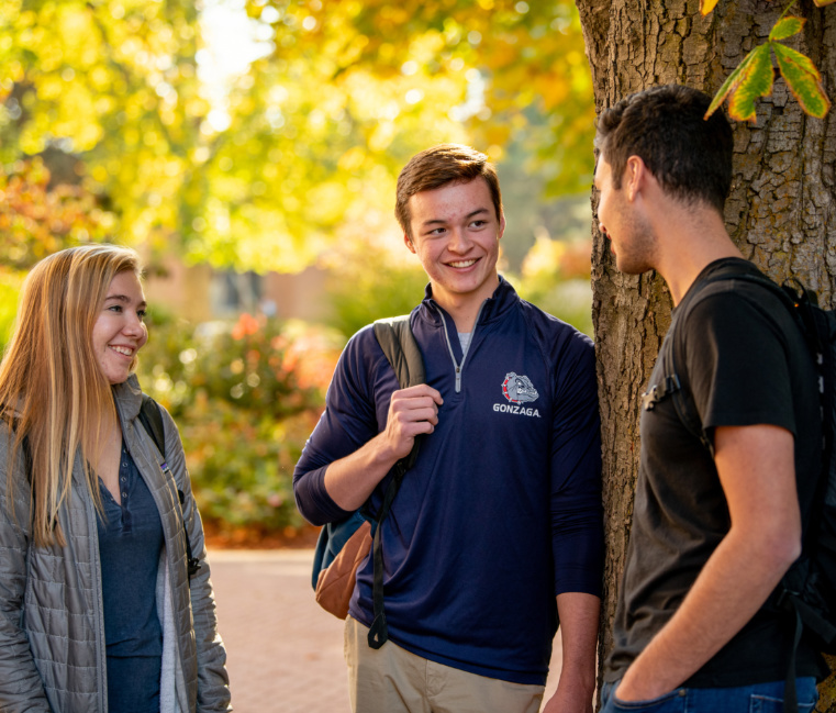 Students on campus