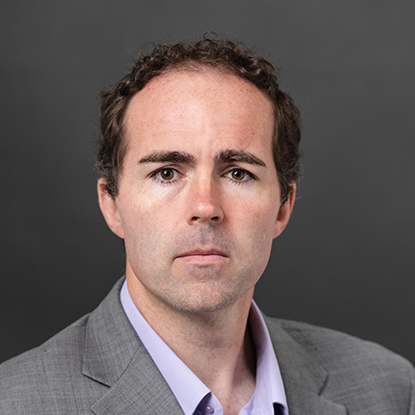 Portrait of Caoimhín De Barra, Ph.D., Assistant Professor of History