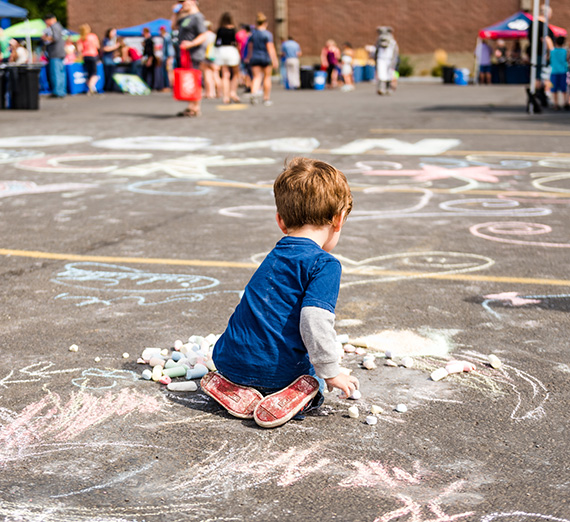Logan Neighborhood block party. 