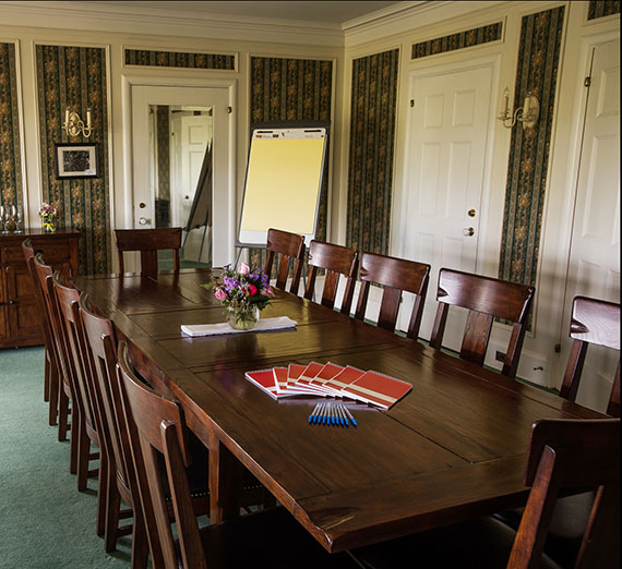 Board room at Bozarth Mansion