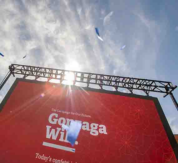 Gonzaga Will campaign close.