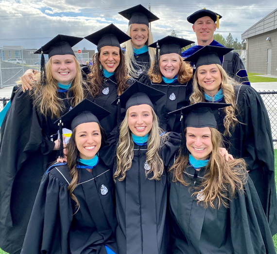 The first graduating cohort from the School Psychology program.
