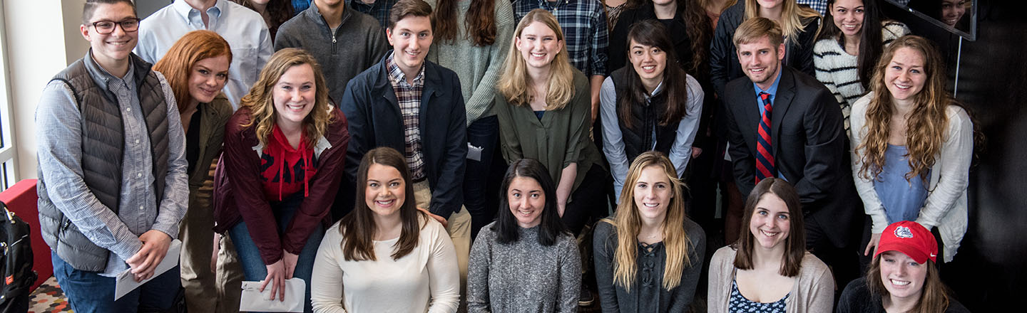 Washington Consortium for the Liberal Arts (WaCLA) recipient group photo