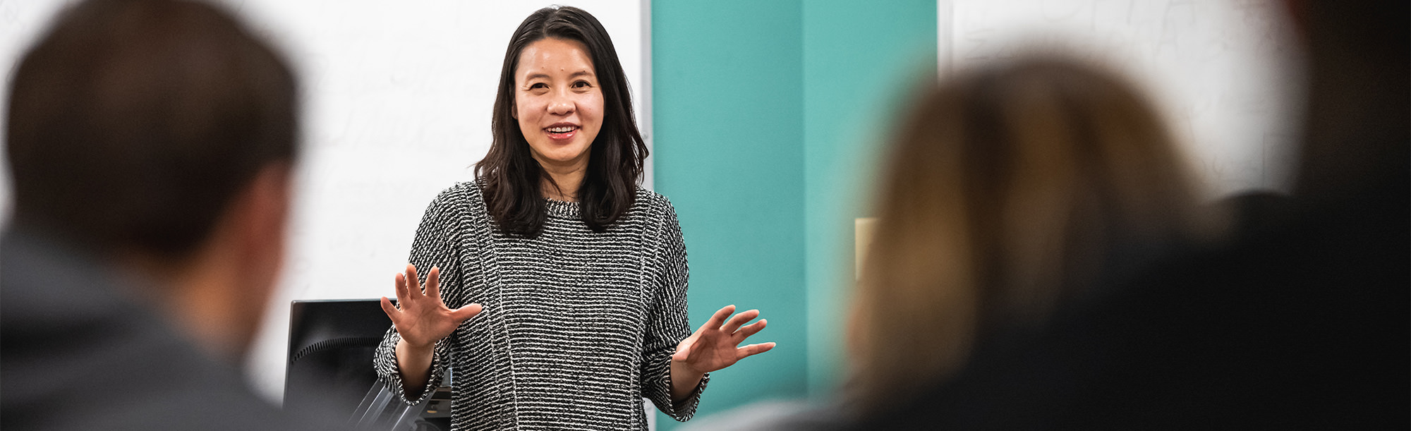 professor in front of class