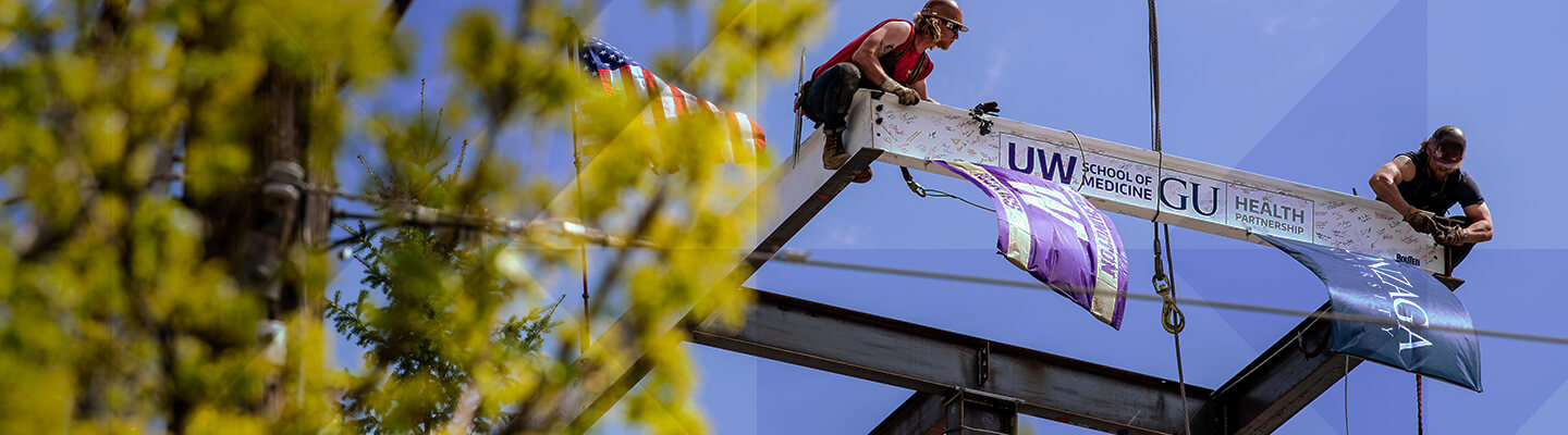 Topping off celebration