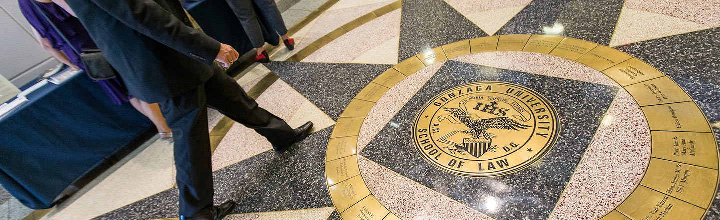 Gonzaga Law's floor seal