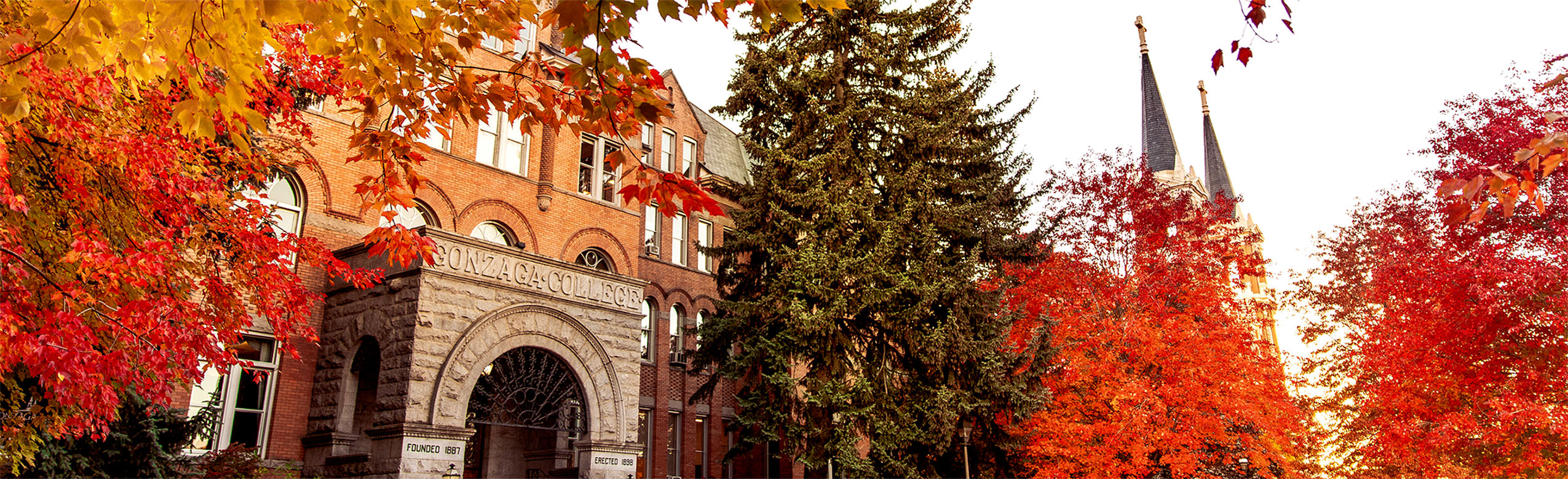 college hall entrance