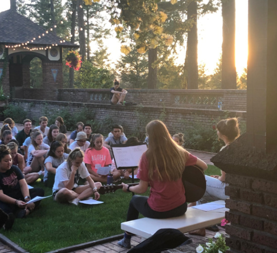 Processional cross at Commencement Mass