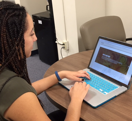 Scott Starbuck stands by his bicycle.