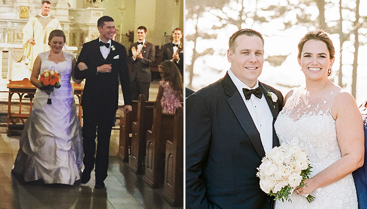 two couples shown in one photo