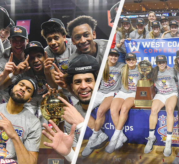 Zags Women, Men Dancin' in NCAA Tournament