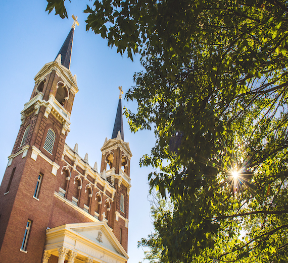 Man gives a lecture to a few people