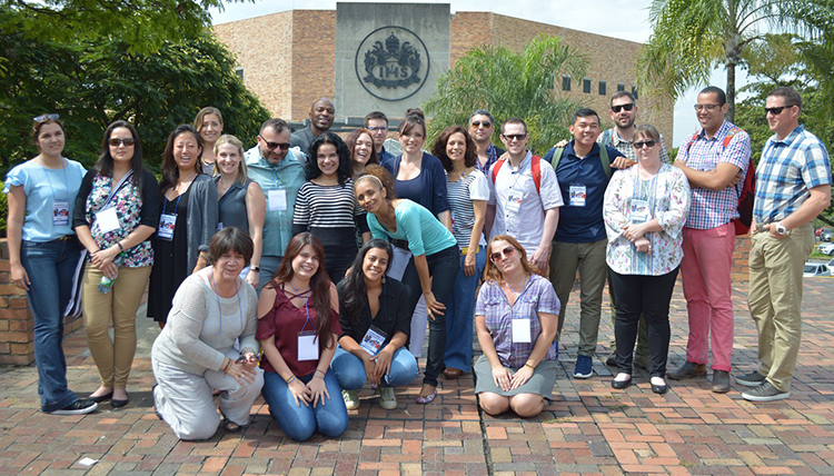 Gonzaga students, colleagues from Javeriana University and community partners in Cali, Colombia. GU photo
