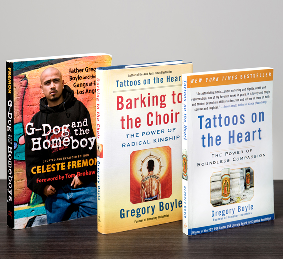 Books by, and about, Father Greg Boyle, S.J.