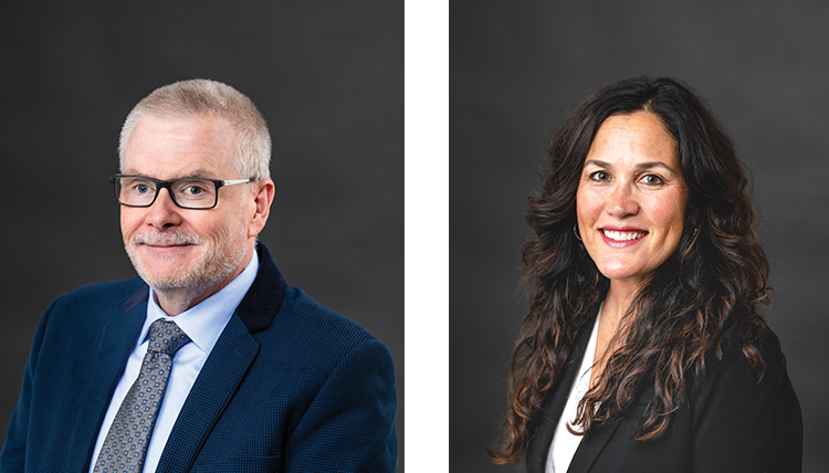 SNHP Dean Vincent Salyers (Left) and SOE Dean Yolanda Carter (Right)