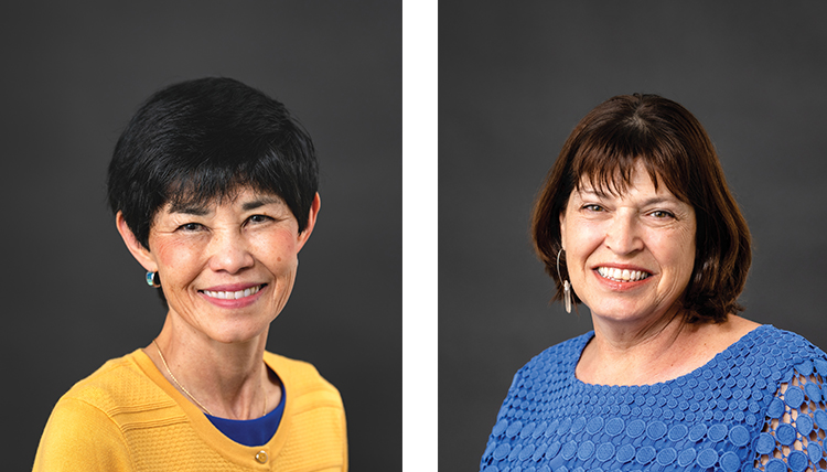 SEAS Dean Karlene Hoo (Left) and SOLS Dean Rosey Hunter (Right)