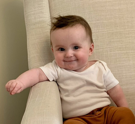 baby boy and his toddler brother