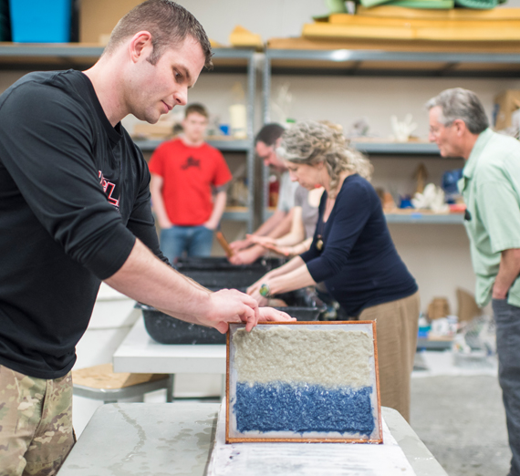 Telling War veterans participate