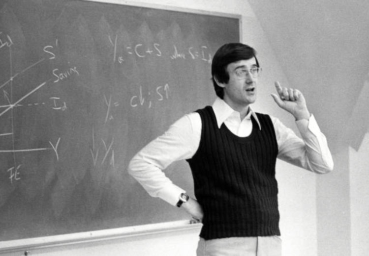 Vintage picture of Clarence H. 'Bud' Barnes when he first started teaching