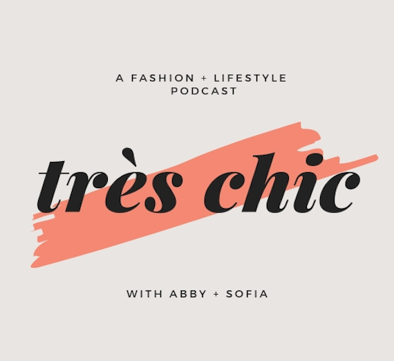 "Tres Chic" Izag radio podcast logo