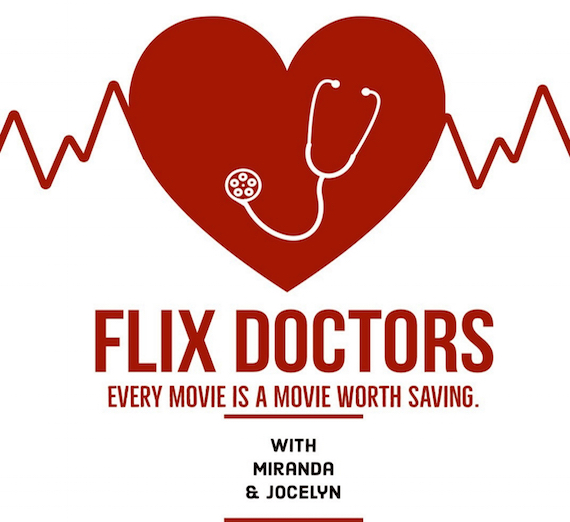 "Flix Doctors" izag radio podcast logo